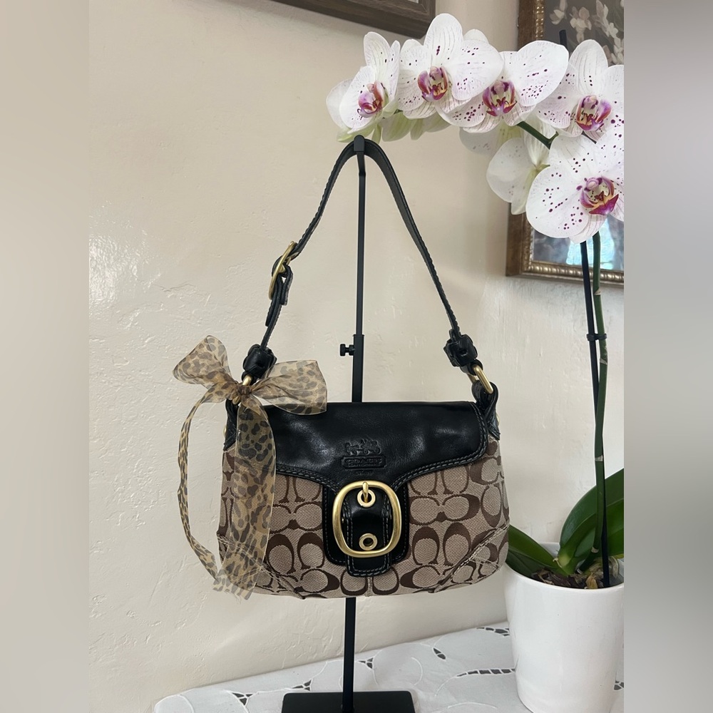 Vintage Coach Bleeker Tan Bag 🐆🖤